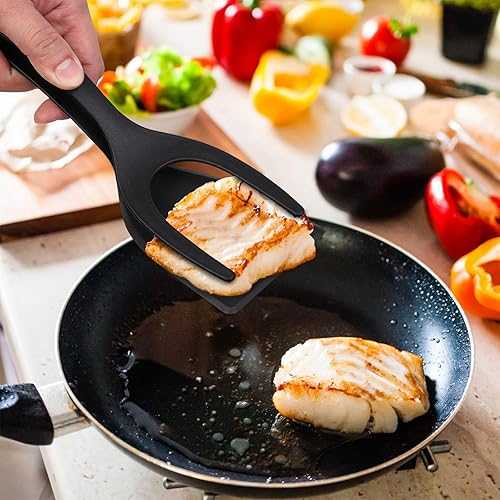 2 in 1 Grip and Flip Spatula Tong