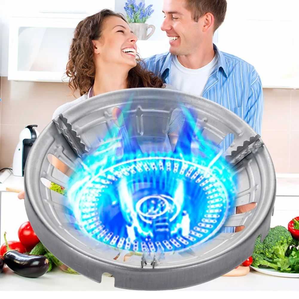 Gas stove Cover Gas Saving Cover Silver